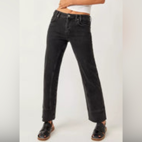 FREE PEOPLE RISK TAKER MID RISE JEANS || MAIN SQUEEZE sz 29 - Picture 3 of 11